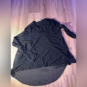 Miami Black V-Neck Top